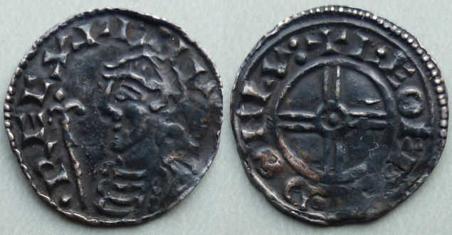 Cnut short cross penny